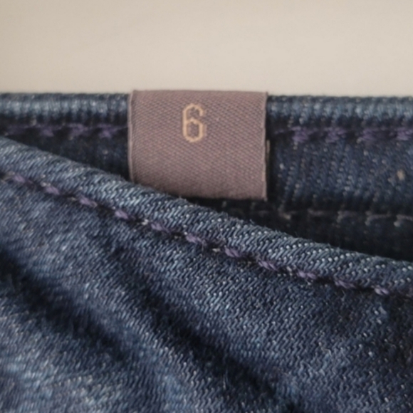 LC Lauren Conrad Skinny Ankle Blue Jeans Size 6 - Picture 5 of 6